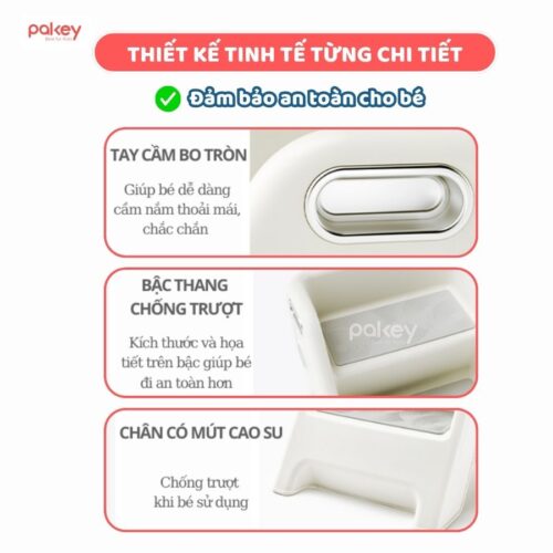 Thang ghế kê chân cho bé Pakey C001