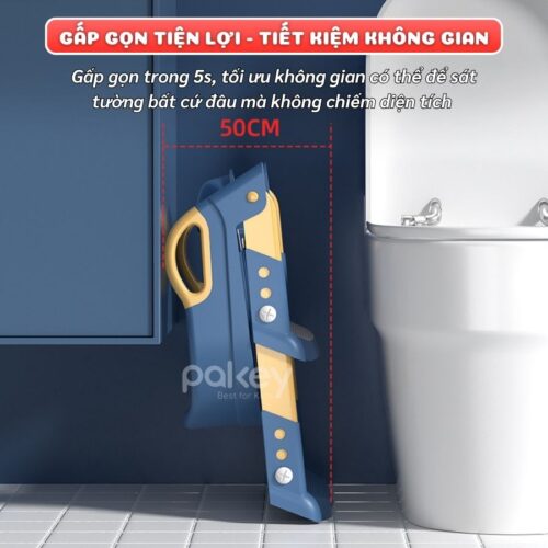 Nắp thu nhỏ bồn cầu kèm thang Pakey P-PC03 27 Nắp thu nhỏ bồn cầu kèm thang Pakey P-PC03