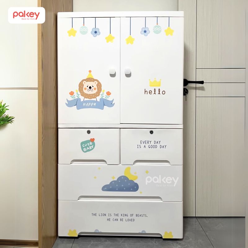 Tủ nhựa nhỏ gọn và nhẹ hơn hẳn so với tủ gỗ hay nhôm kinh