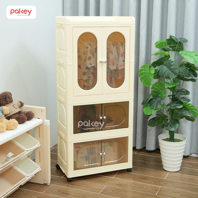 Mẫu tủ nhựa cho bé gái đẹp