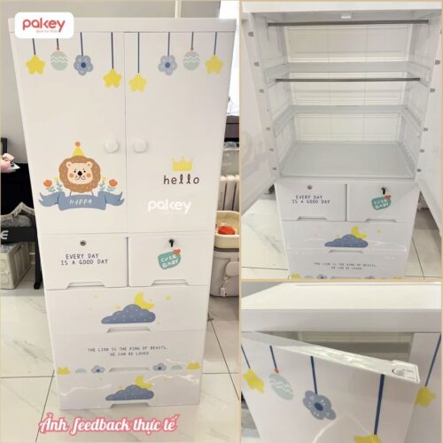Tủ nhựa ngăn treo kết hợp ngăn kéo Pakey BG004 24 Tủ nhựa ngăn treo kết hợp ngăn kéo Pakey BG004