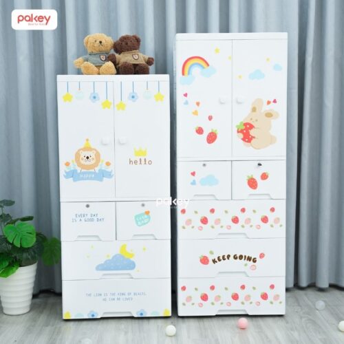 Tủ nhựa ngăn treo kết hợp ngăn kéo Pakey BG004