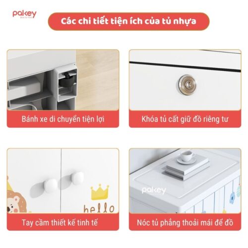 Tủ nhựa ngăn treo kết hợp ngăn kéo Pakey BG004 15 Tủ nhựa ngăn treo kết hợp ngăn kéo Pakey BG004