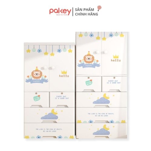 Tủ nhựa ngăn treo kết hợp ngăn kéo Pakey BG004