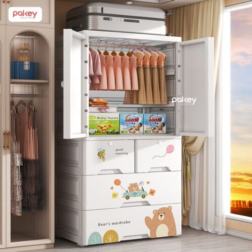 Tủ nhựa ngăn treo kết hợp ngăn kéo Pakey BG004 18 Tủ nhựa ngăn treo kết hợp ngăn kéo Pakey BG004