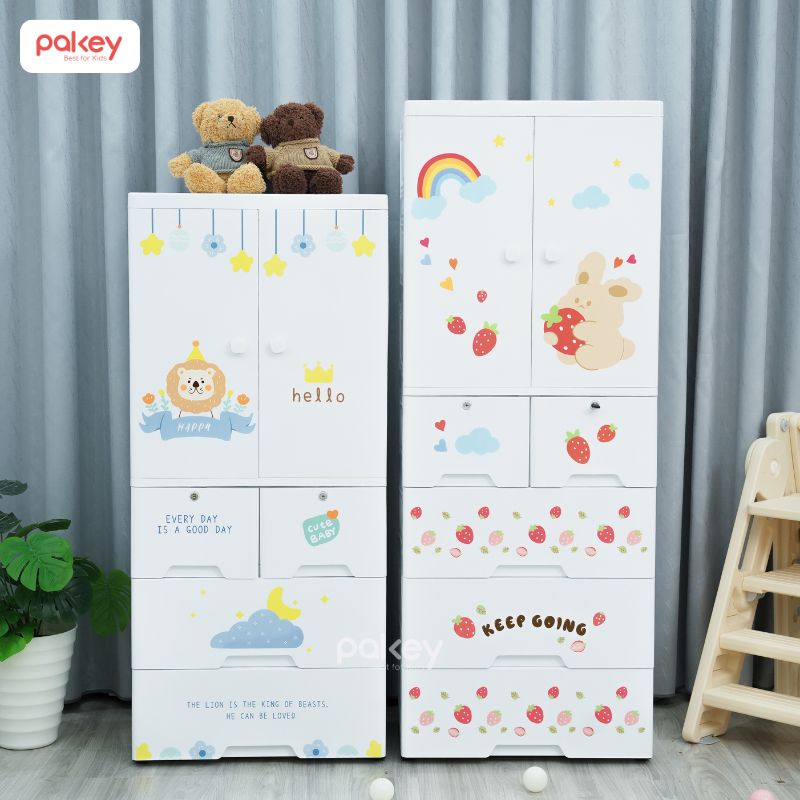 Tuyển chọn 50+ mẫu tủ nhựa trắng cho bé đẹp nhất 2025