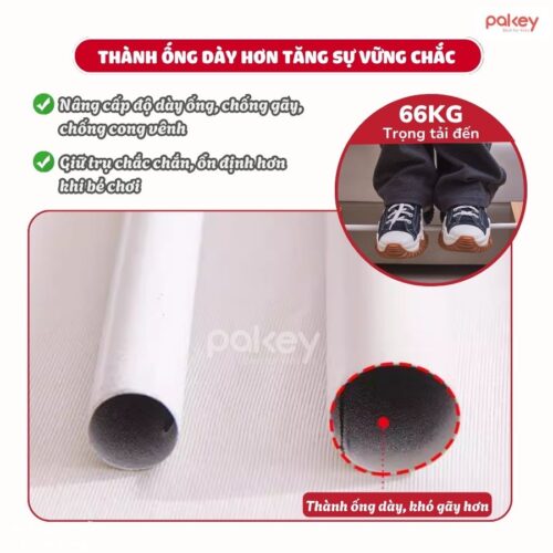 Màn chống ngã cho bé khung vuông Pakey P-MK01