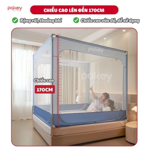 Màn chống ngã cho bé khung vuông Pakey P-MK01