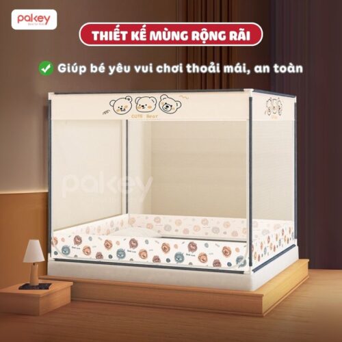 Màn chống ngã khung vuông Pakey P-MK02 22 Màn chống ngã khung vuông Pakey P-MK02