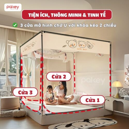 Màn chống ngã khung vuông Pakey P-MK02 18 Màn chống ngã khung vuông Pakey P-MK02