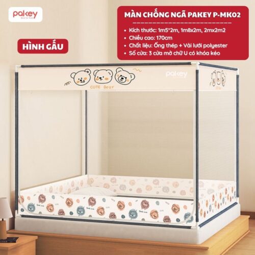 Màn chống ngã khung vuông Pakey P-MK02 25 Màn chống ngã khung vuông Pakey P-MK02
