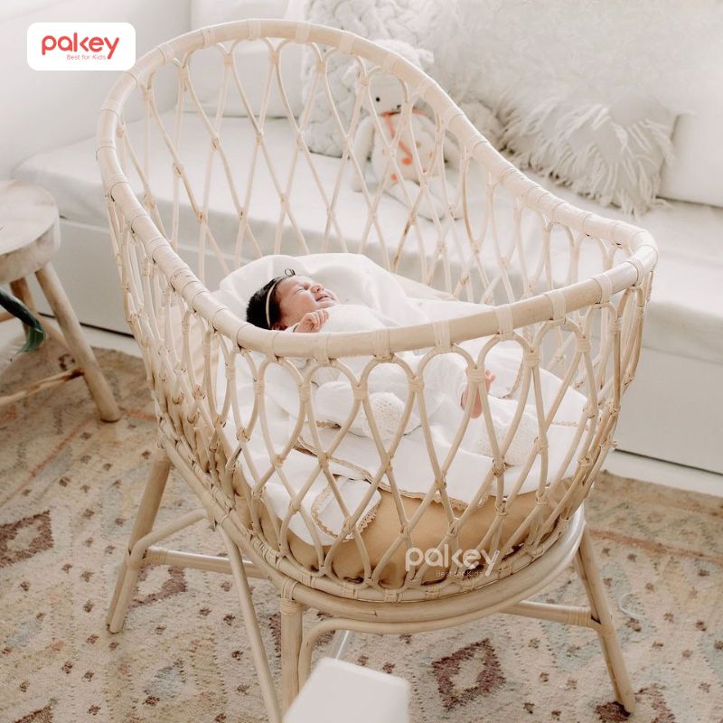 Chọn nôi mây cho bé và 4 lưu ý quan trọng ba mẹ cần biết