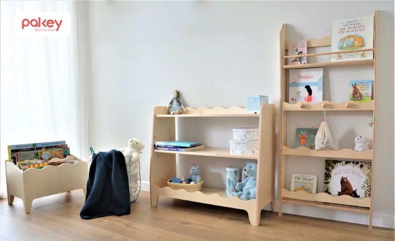 Kinh nghiệm mua kệ đựng đồ chơi cho bé bằng gỗ 26 Kệ đựng đồ chơi cho bé bằng gỗ