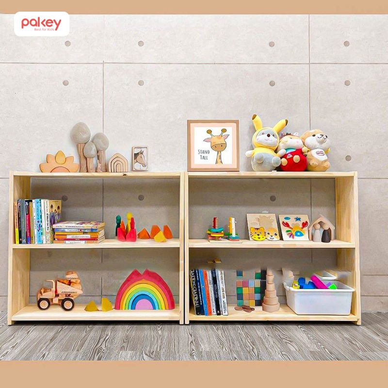 Kinh nghiệm mua kệ đựng đồ chơi cho bé bằng gỗ 25 Kệ đựng đồ chơi cho bé bằng gỗ