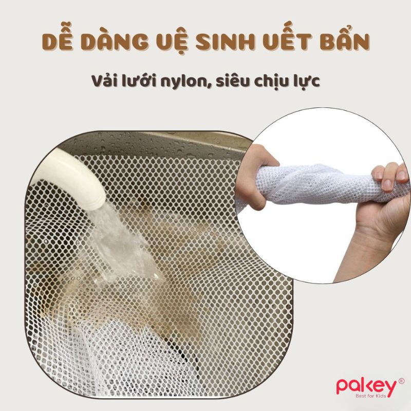 Một trong những ưu điểm nổi bật của lưới chắn cầu thang là khả năng lắp đặt linh hoạt