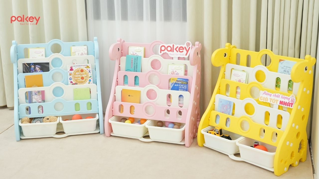 Nên mua kệ đựng sách nào cho bé 5 tuổi