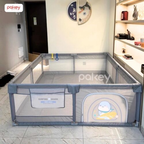 Quây bóng vải Pakey K3, K4 kèm cột bóng rổ
