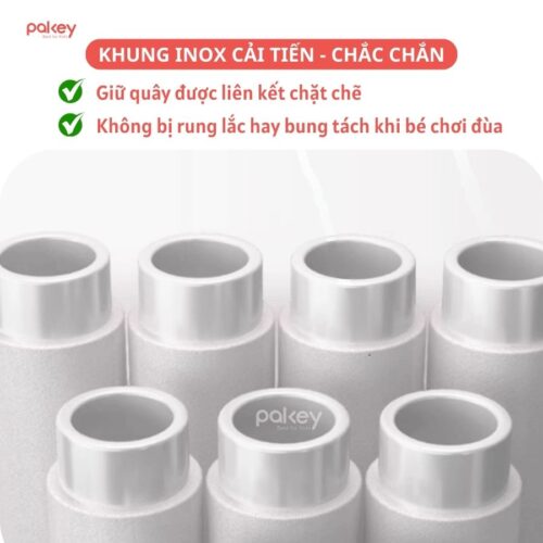 Quây bóng vải Pakey K3, K4 kèm cột bóng rổ