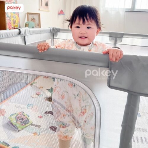 Quây bóng vải Pakey K3, K4 kèm cột bóng rổ