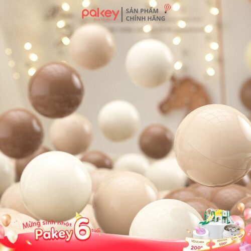 Avatar - Bóng nhựa 7cm màu nâu kem be