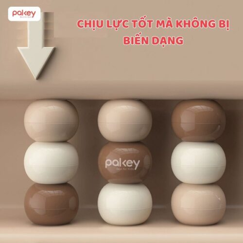 Combo 100 bóng nhựa mix màu nâu - be - trắng 7cm 13 Combo 100 bóng nhựa mix màu nâu - be - trắng 7cm