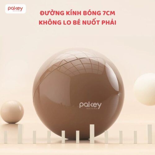 Combo 100 bóng nhựa mix màu nâu - be - trắng 7cm 17 Combo 100 bóng nhựa mix màu nâu - be - trắng 7cm