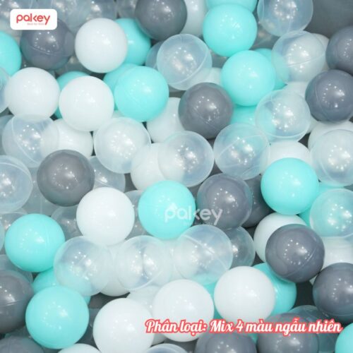 Bóng nhựa cho bé nhiều màu 5,5cm 30 Bóng nhựa cho bé nhiều màu 5,5cm