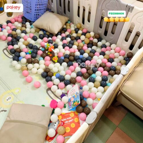 Bóng nhựa cho bé nhiều màu 5,5cm 20 Bóng nhựa cho bé nhiều màu 5,5cm