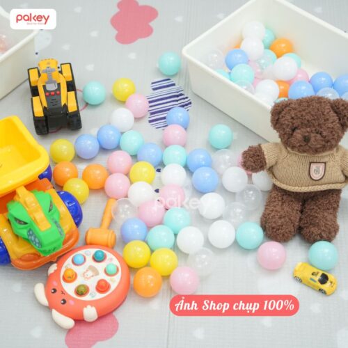 Bóng nhựa cho bé nhiều màu 5,5cm