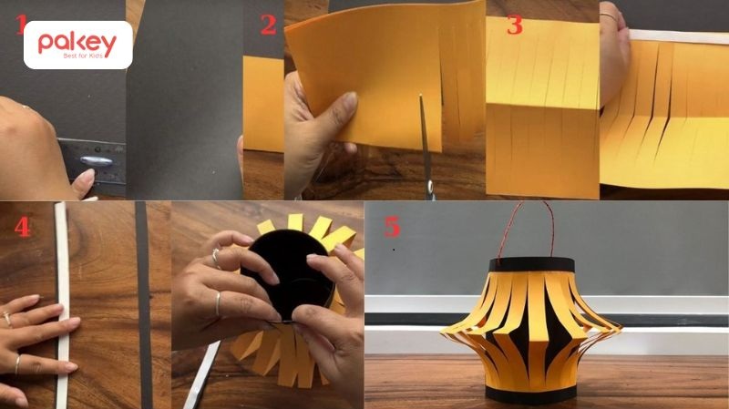 Cách làm lồng đèn bằng giấy