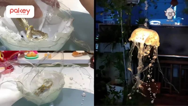 Làm lồng đèn bằng ly nhựa