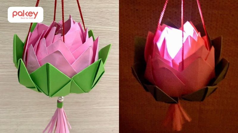 Cách làm lồng đèn hoa sen