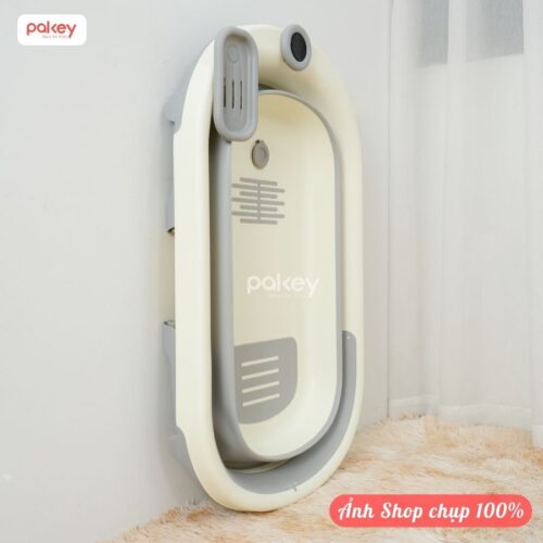 Chậu tắm gấp gọn có nhiệt kế Pakey P-CT03 35 Chậu tắm cho bé Pakey CT03