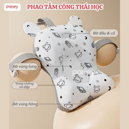 Chậu tắm gấp gọn có nhiệt kế Pakey P-CT03 29 Chậu tắm cao cấp có nhiệt kế Pakey P-PT03