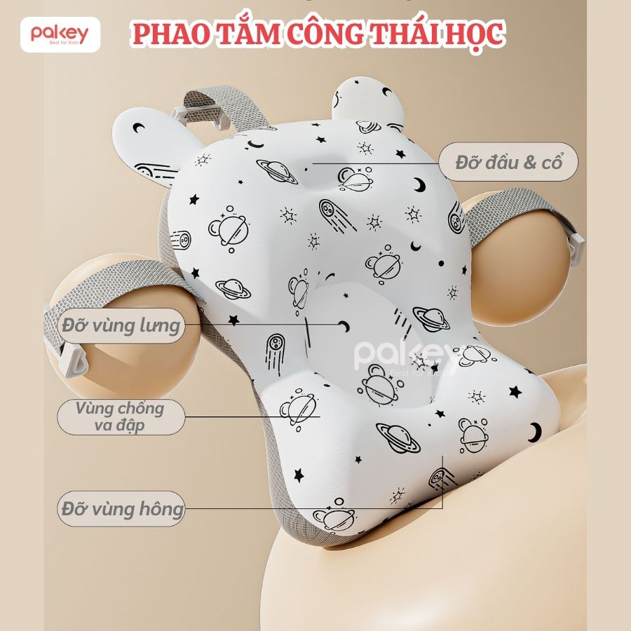 Chậu tắm cao cấp có nhiệt kế Pakey P-PT03