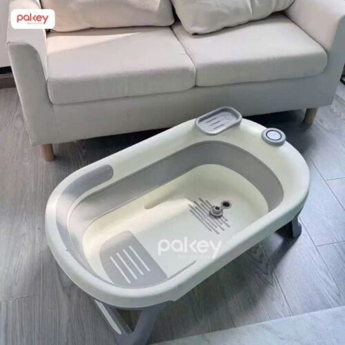Chậu tắm gấp gọn có nhiệt kế Pakey P-CT03 19 Chậu tắm cao cấp có nhiệt kế Pakey P-PT03