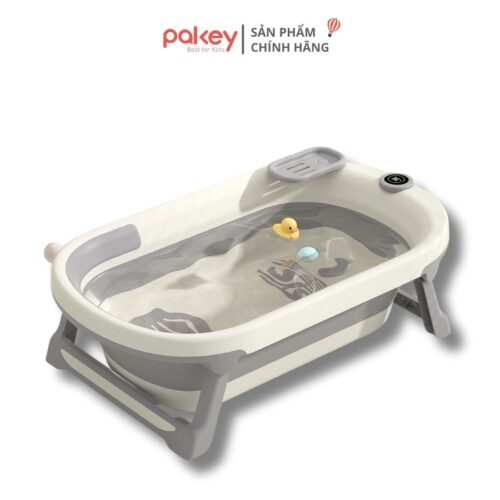 Chậu tắm cao cấp có nhiệt kế Pakey P-PT03