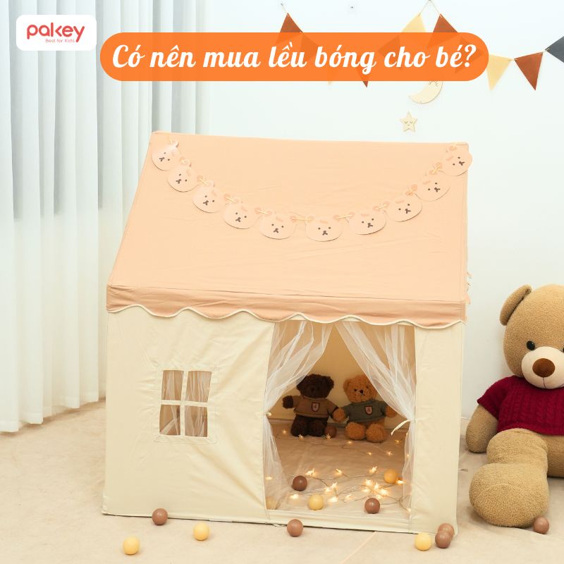 [Giải đáp] Có nên mua lều bóng cho bé?
