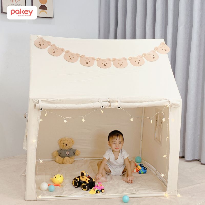 Lều cho bé là không gian vui chơi vận động, nghỉ ngơi - là thế giới riêng của trẻ