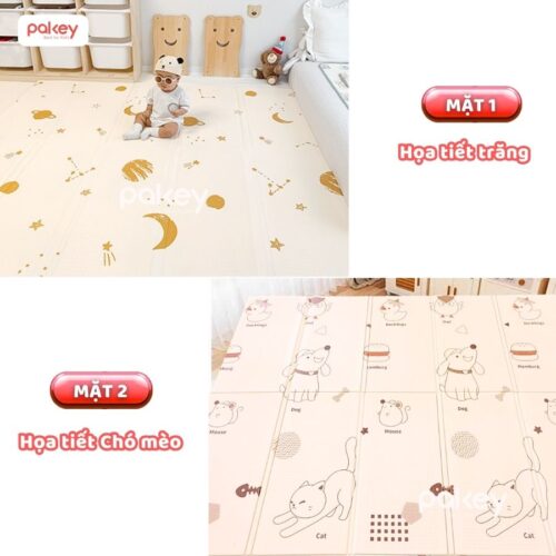 Thảm xốp gấp gọn dày 1,5cm Pakey TH11-12-13