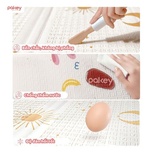 Thảm xốp gấp gọn dày 1,5cm Pakey TH11-12-13