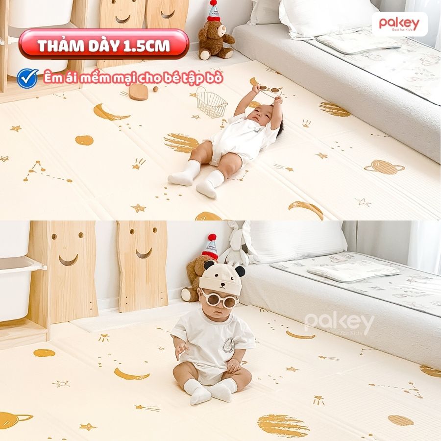 Thảm xốp gấp gọn dày 1,5cm Pakey TH11-12-13