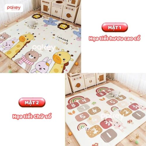 Thảm xốp gấp gọn dày 1,5cm Pakey TH11-12-13