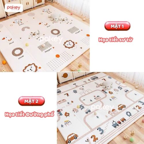Thảm xốp gấp gọn dày 1,5cm Pakey TH11-12-13