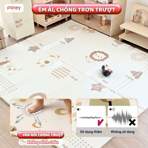 Thảm xốp gấp gọn dày 1,5cm Pakey TH11-12-13