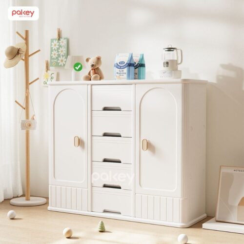 Tủ nhựa đựng đồ cho bé đa năng Pakey E009-E010