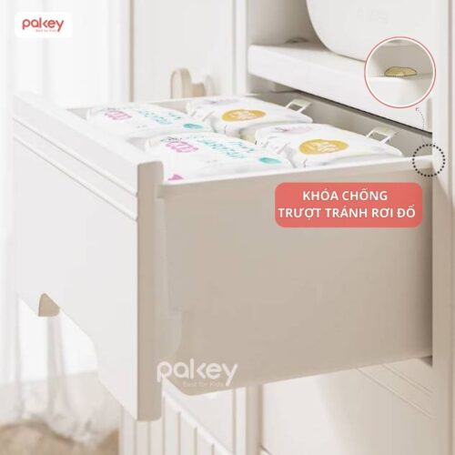 Tủ nhựa đựng đồ cho bé đa năng Pakey E009-E010