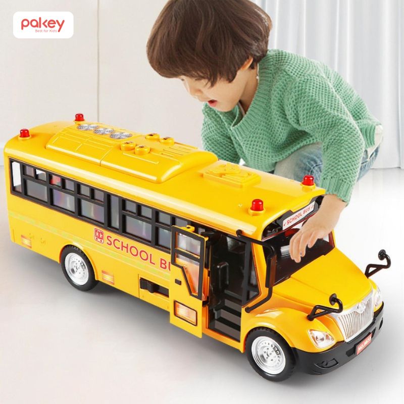 Xe buýt đồ chơi mô phỏng phương tiện vận chuyển hành khách