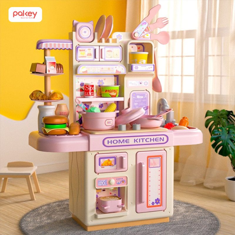 Top 20+ bộ đồ chơi nấu ăn cho bé đẹp nhất 2026 14 Bộ đồ chơi nhà bếp xinh xắn màu hồng cho bé gái