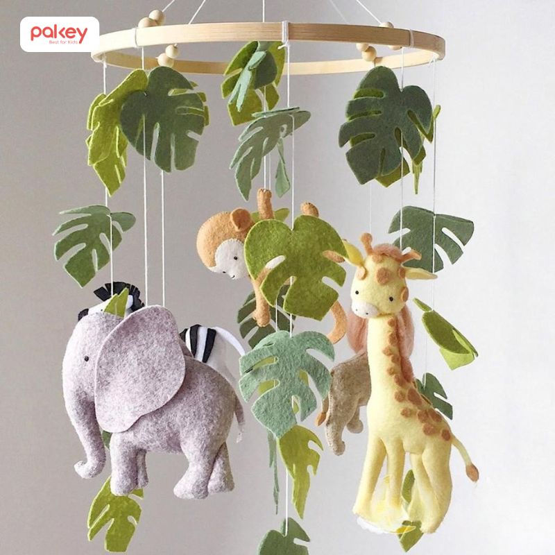 15+ ý tưởng làm đồ chơi cho bé handmade không tốn 1 xu 19 Cách làm đồ chơi treo nôi cho bé tại nhà đơn giản